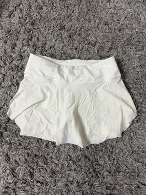 lululemon athletica White Athletic Skort with Built-In Shorts